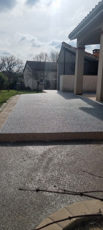 Terrasse en Marbre te résine